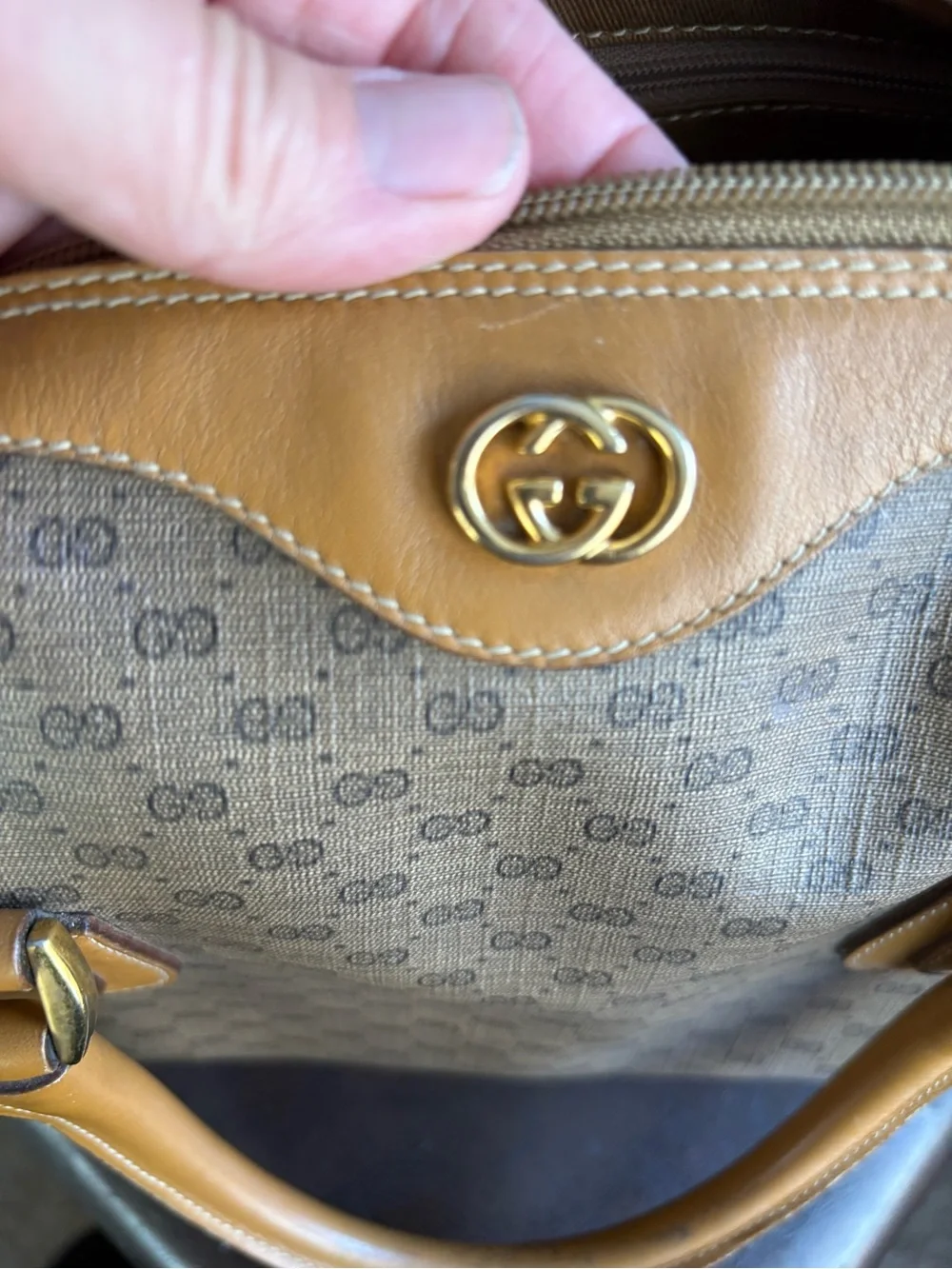 Vintage Gucci Mini Monogram Boston Bag